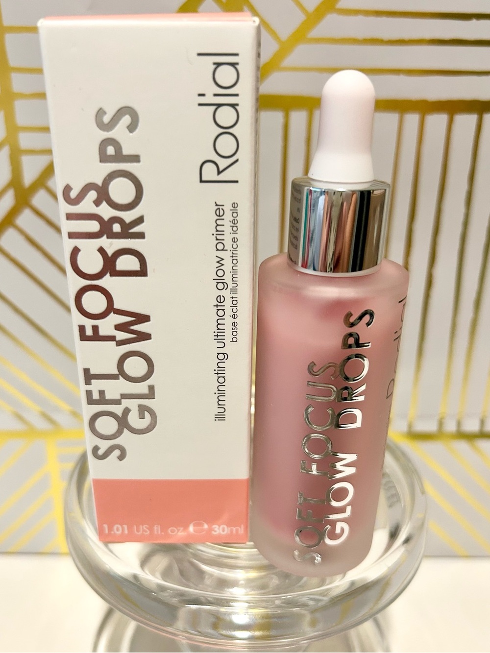 Rodial Soft Focus Glow Drops Illuminating Primer 1.01 oz | NIB Exp 2028